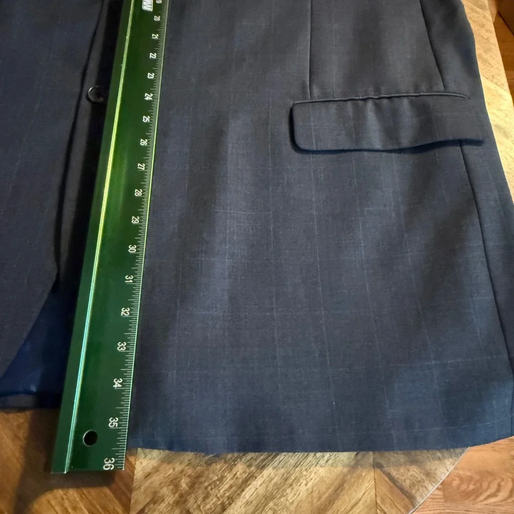 Brooks Brothers Blazer Custom Tailored Vintage USA‎ Union made Plaid Wool 55 L